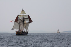 Hawaiin Chieftain & tall ship